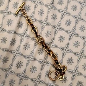 Gold and Turquoise Bracelet